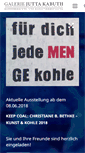 Mobile Screenshot of galerie-kabuth.de